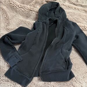 Black Zip-Up Hoodie by lululemon size 6